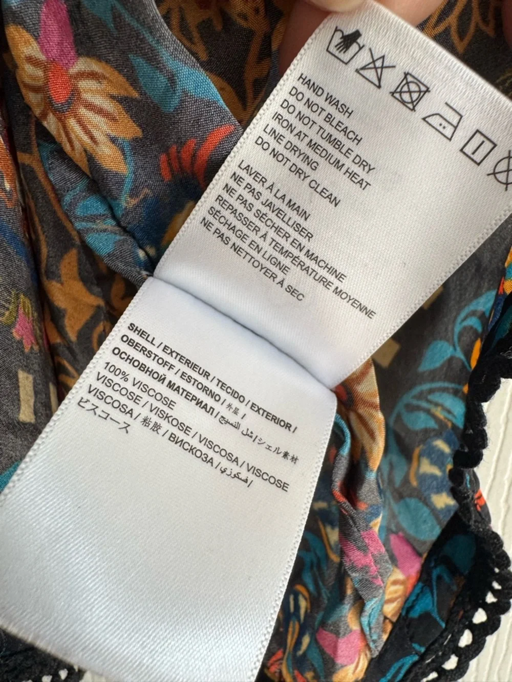 Anthropologie FARM RIO Floral Top XS - Picture 9 of 9